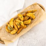 Картофель по-деревенски с чесночком